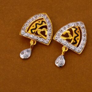 22KT Gold CZ Hallmark Classic Ladies Pendant Set FPS288