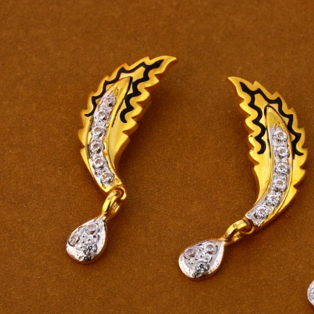 22KT Gold CZ Hallmark Ladies Pendant Set FPS287 - Image 2