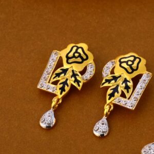 22KT Gold CZ Designer Ladies Pendant Set FPS274