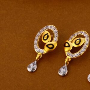 22KT Gold CZ Ladies Pendant Set FPS277