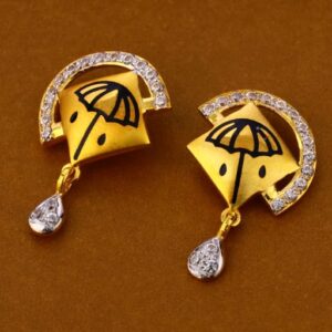 22KT Gold Hallmark Stylish Ladies Pendant Set FPS278