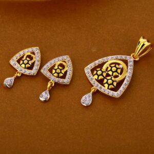 22KT Gold Hallmark Gorgeous Ladies Pendant Set FPS279