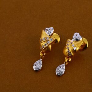 22KT Gold Delicate Ladies Pendant Set FPS244