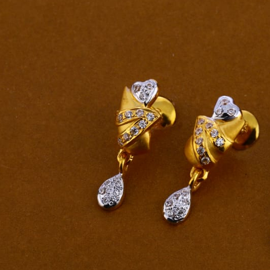 22KT Gold Delicate Ladies Pendant Set FPS244 - Image 2