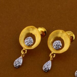 916 Gold CZ Hallmark Stylish Ladies Pendant Set FPS247