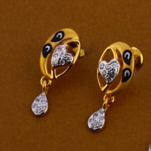916 Gold CZ Hallmark Gorgeous Ladies Pendant Set FPS248