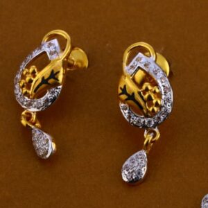 916 Gold CZ Hallmark Fancy Ladies Pendant Set FPS249