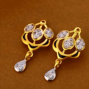 916 Gold CZ Hallmark Stylish Ladies Pendant Set FPS271