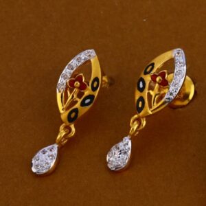 916 Gold CZ Hallmark Ladies Pendant Set FPS263