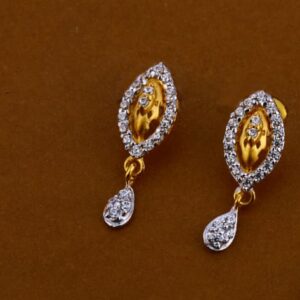 916 Gold CZ Delicate Ladies Pendant Set FPS269