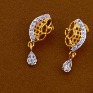 916 Gold CZ Classic Ladies Pendant Set FPS270