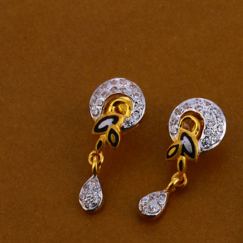 916 Gold Hallmark Exclusive Ladies Pendant Set FPS241 - Image 2