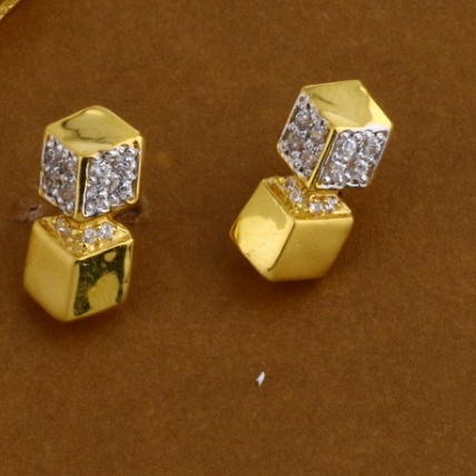 916 Gold Delicate Ladies Pendant Set FPS325 - Image 2