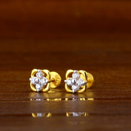 22CT Gold Fancy Ladies Tops Earrings LTE251