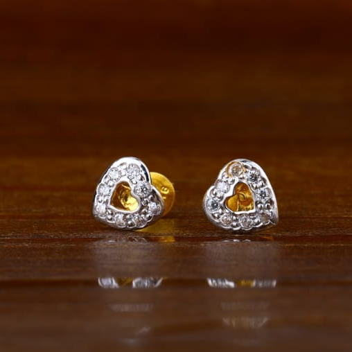 22KT Gold CZ Hallmark Gorgeous Ladies Tops Earrings LTE258