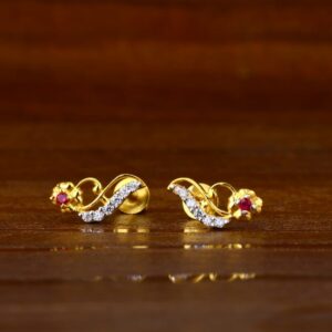 22KT Gold CZ Hallmark Exclusive Ladies Tops Earrings LTE245