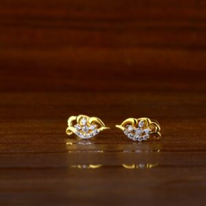 22KT Gold CZ Gorgeous Ladies Tops Earrings LTE235