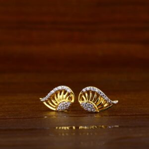 22KT Gold Hallmark Gorgeous Ladies Tops Earrings LTE243