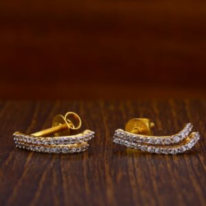 22KT Gold Hallmark Classic Ladies Tops Earrings LTE42