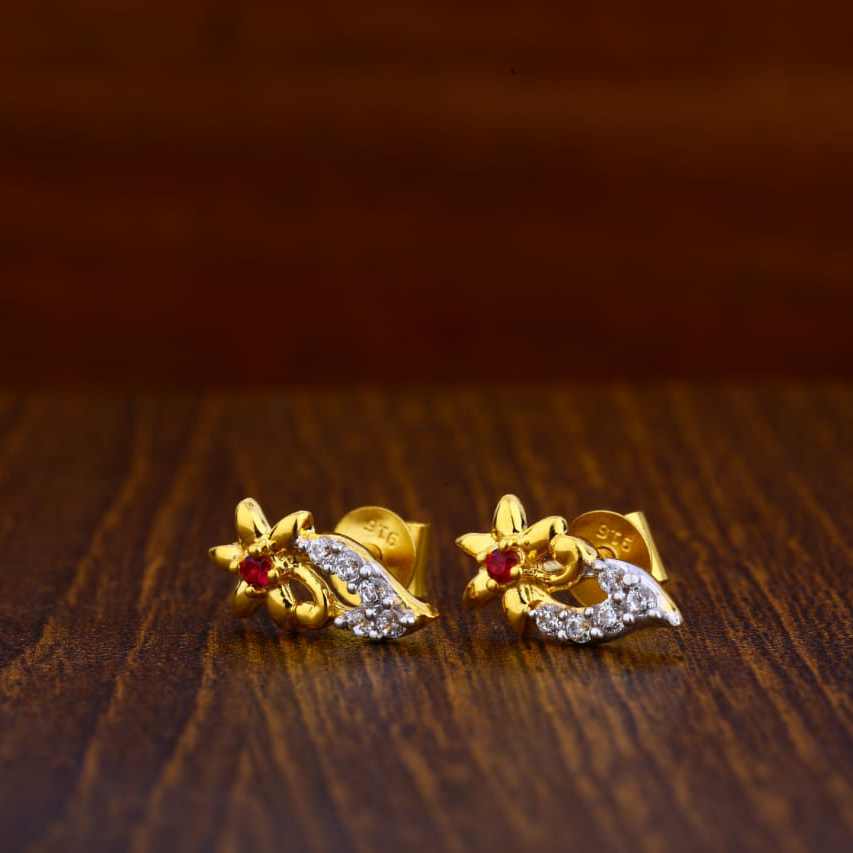 22KT Gold Stylish Ladies Tops Earrings LTE44