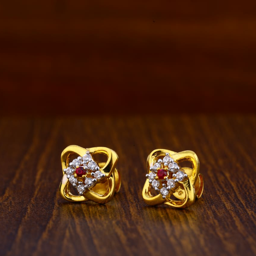 22KT Gold Exclusive Ladies Tops Earrings LTE47
