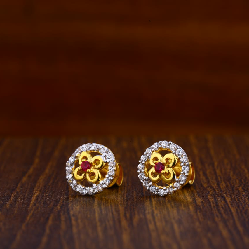22KT Gold Ladies Tops Earrings LTE22