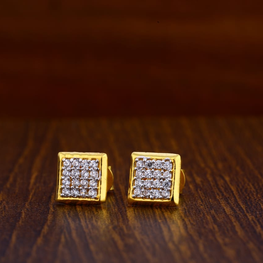916 Gold CZ Hallmark Ladies Tops Earrings LTE39