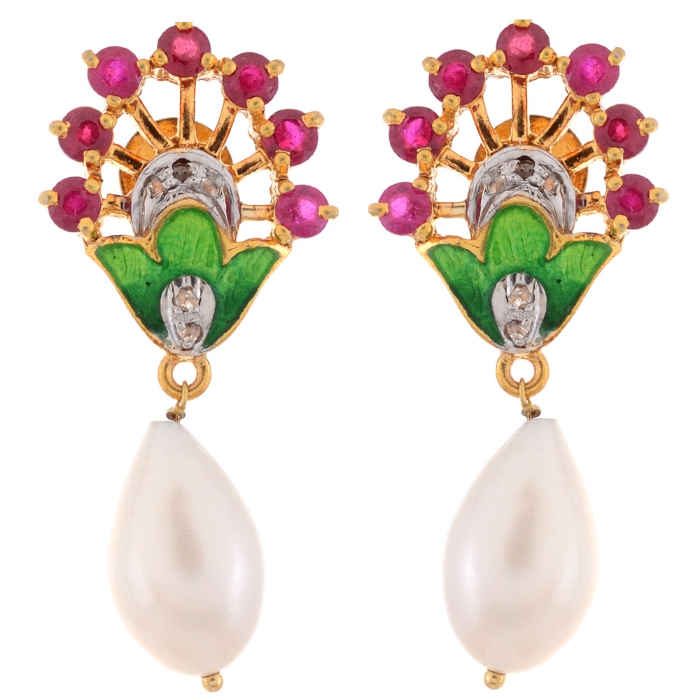 SOZO EARRING RUBY