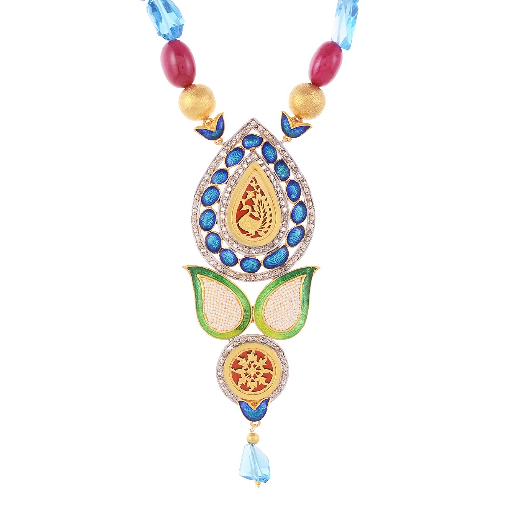 BLUE TOPAZ  WITH SOZO  SET