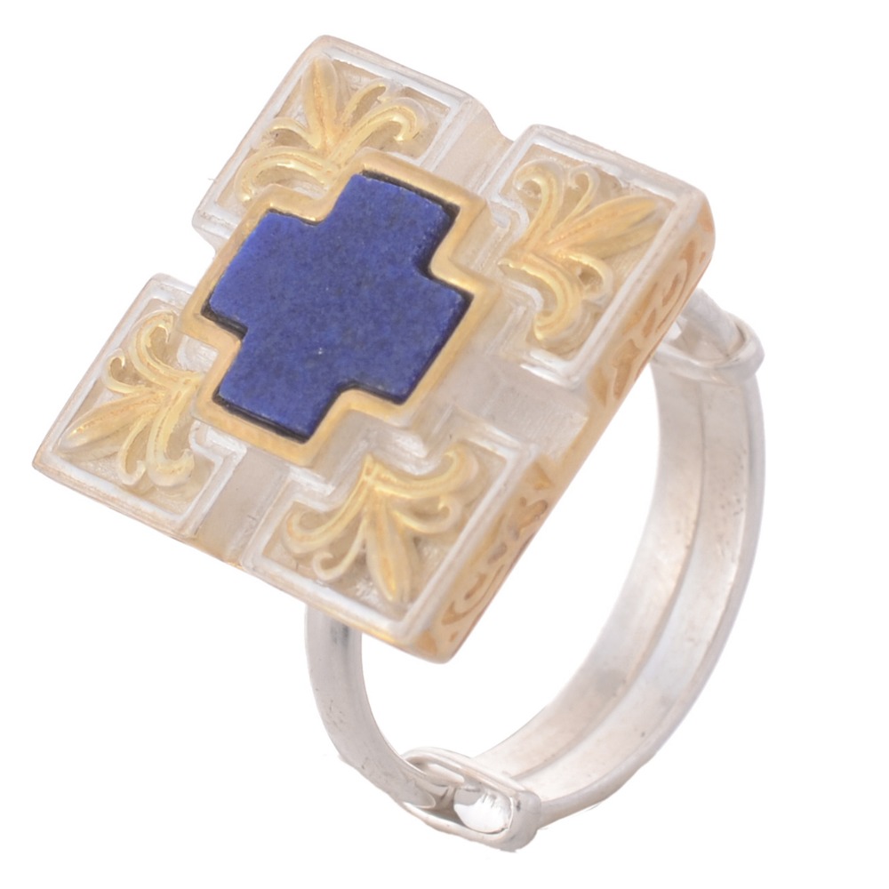 Rings  with lapis stone