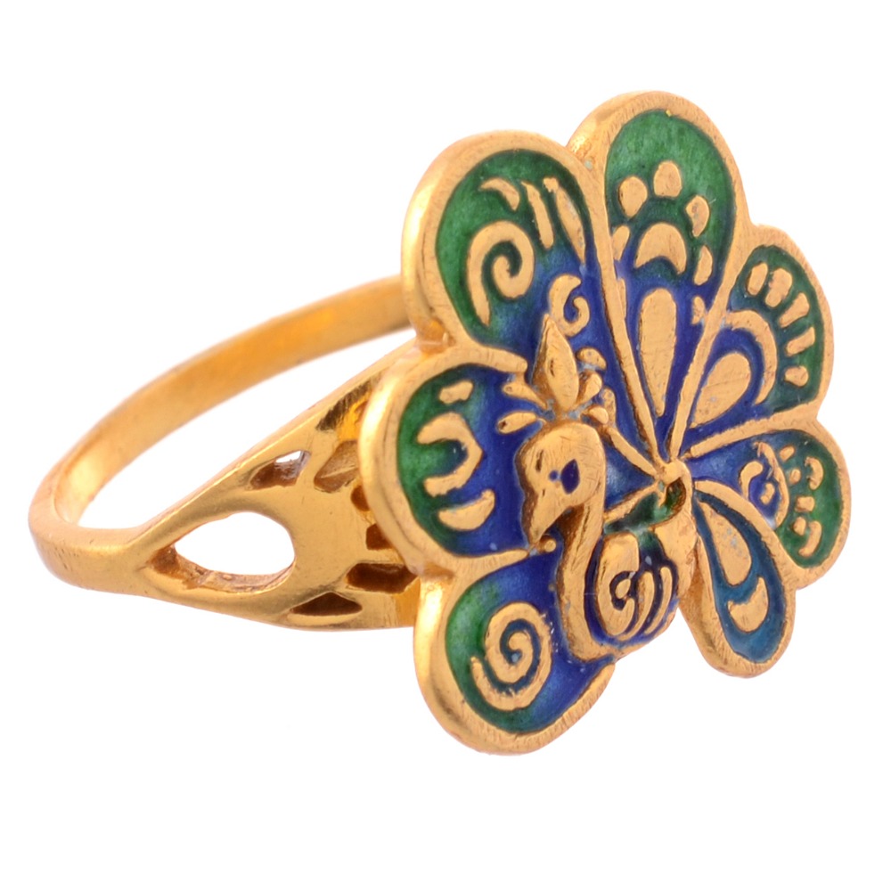 Fancy Meena Kari Ladies Rings