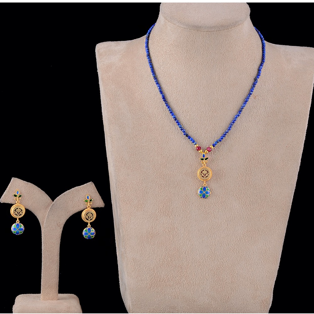925 Silver Ladies Fusion Nakshi Bridal Traditional Thewa Set