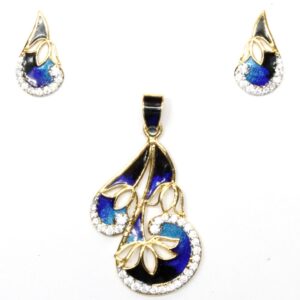 Meenakari Set Dark Blue Meena