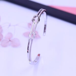 fancy tie diamond bracelet