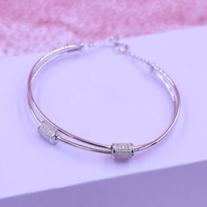 92.5 fancy silver bracelet