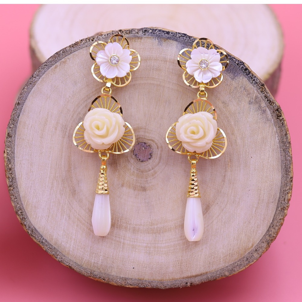 Sea Stone Flower Necklace Set