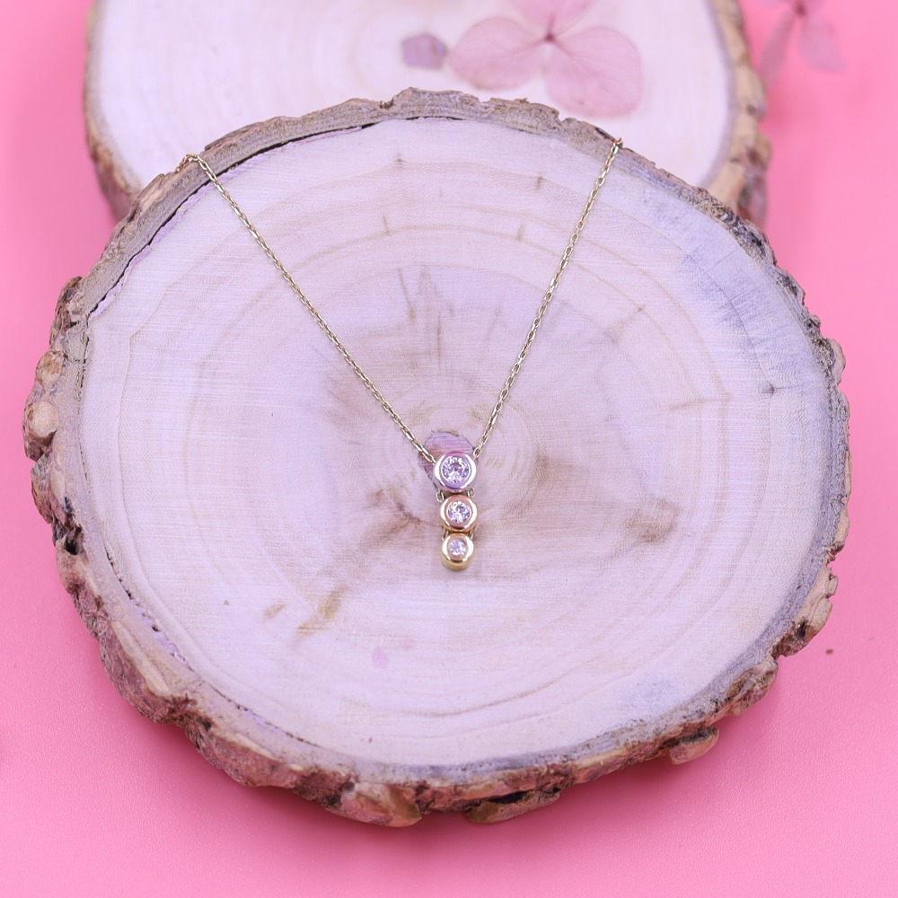 Diamond drop fancy chain