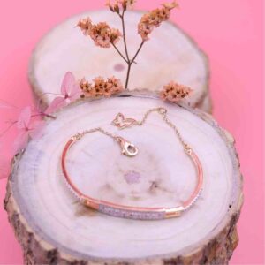 Fancy line diamond bracelet