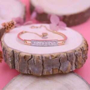 Fancy line diamond bracelet