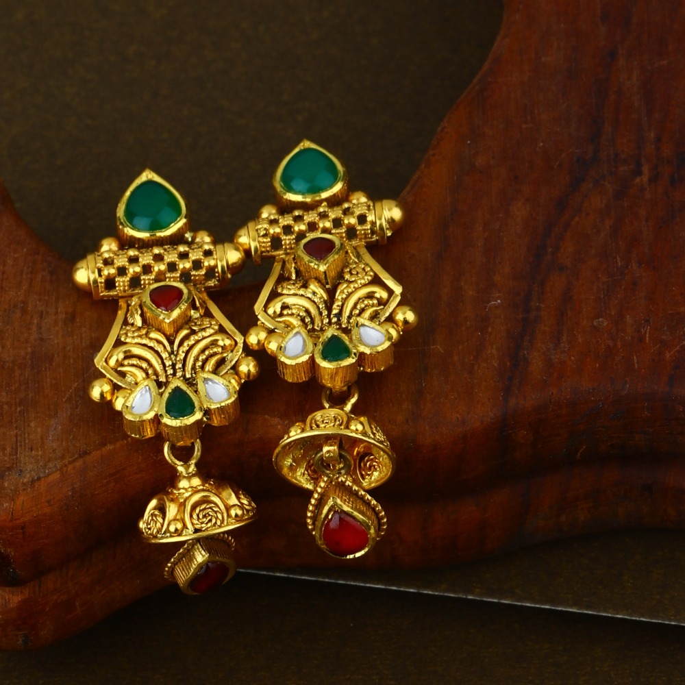 916 Hallmark Gold Premium Antique long necklace set - Image 2