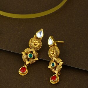 916 Gold Antique Trendy Necklace Set