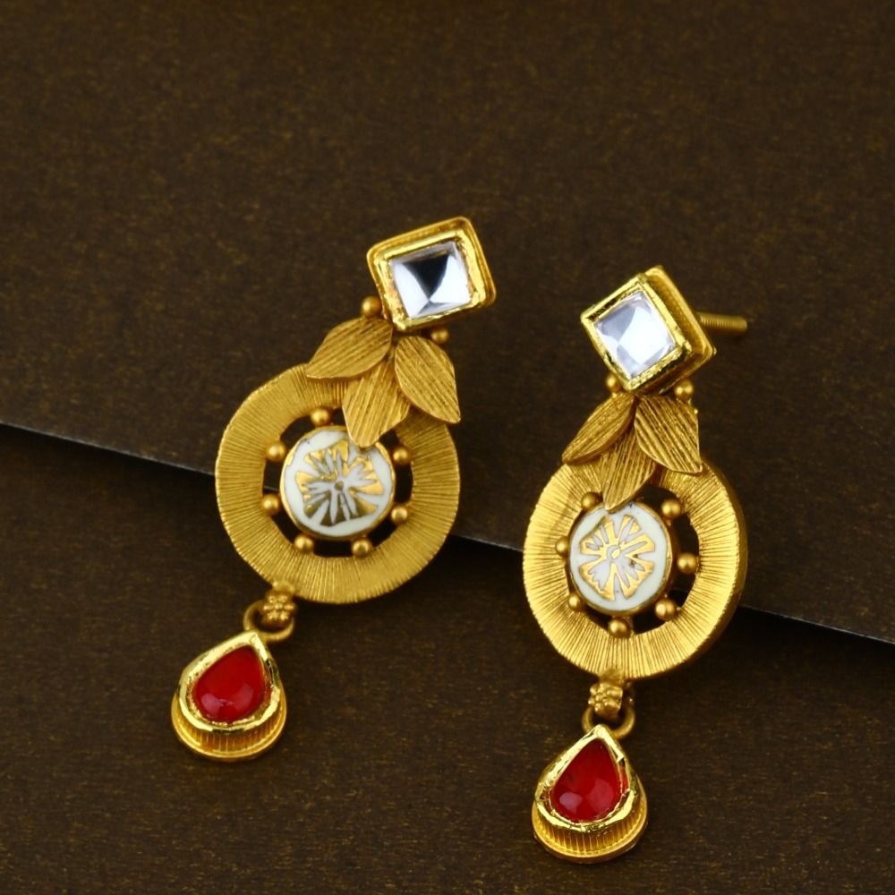 916 gold Hallmark Traditional Weeding Necklace Set - Image 2