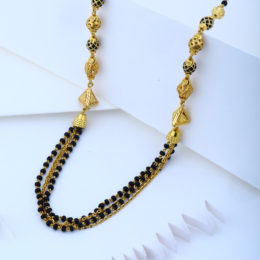 916 Gold Hallmark Stylish Magalsutra