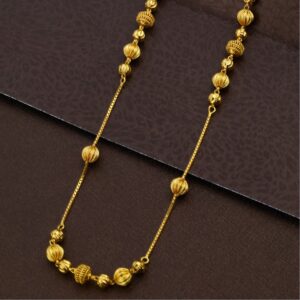 916 Gold Hallmark Beads Mala