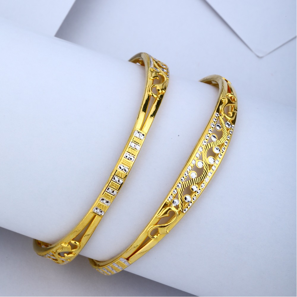 916 Gold Hallmark Fancy Kadli Bangle