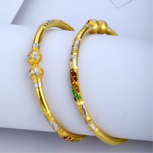 22Kt Gold Ball Pipe Copper Kadli