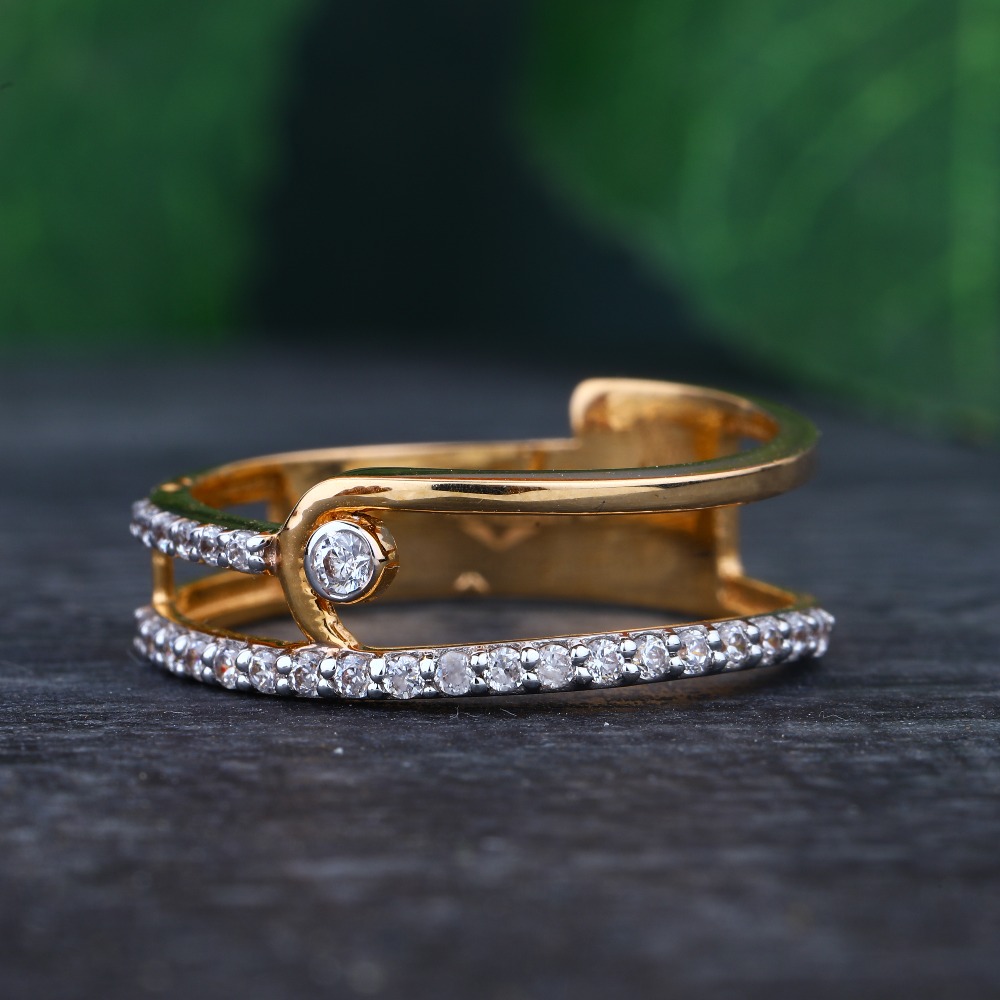 916 Gold Hallmark Classic Ring For women