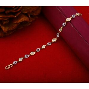 18KT Rose Gold  Attractive Bracelet Design For Women RHJ-1215