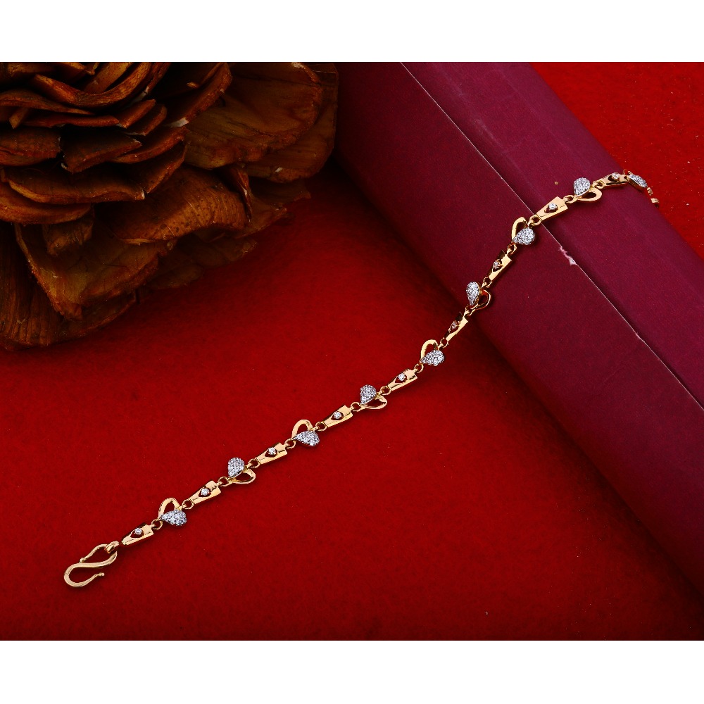 18KT Rose gold Delicate Bracelet Design For Women RHJ-1209