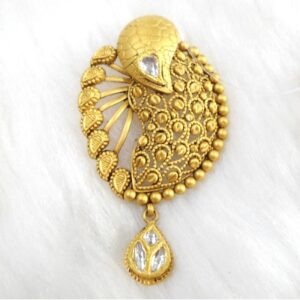 916 Gold Antique Mango Design Pendant Set RHJ-5717